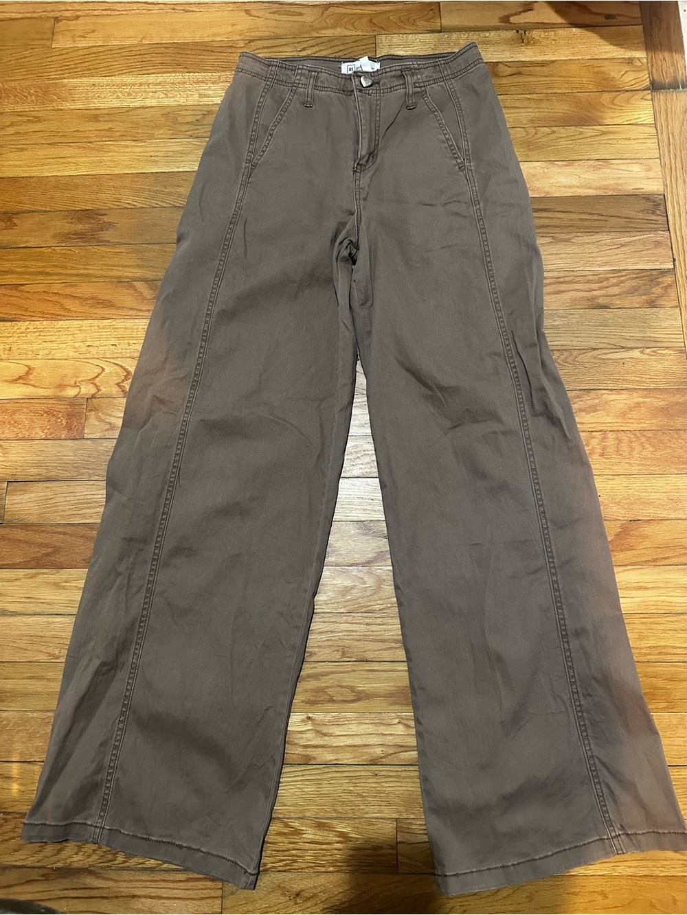 Re Generation By Celebrity Pink Brown High Rise Wide Leg Pants 7/28‎